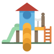 Children Park with Playing